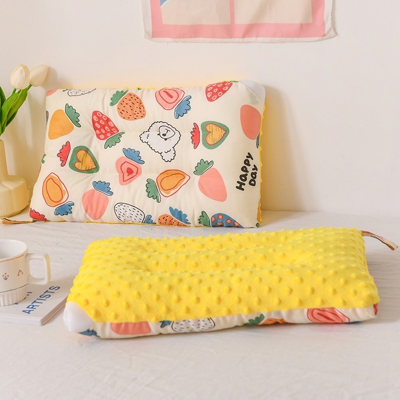 Cross-Border Class Pure Cotton Bean Pillow Cartoon Comforter and Neck Pillow for Kids Machine Washable with Character Pattern