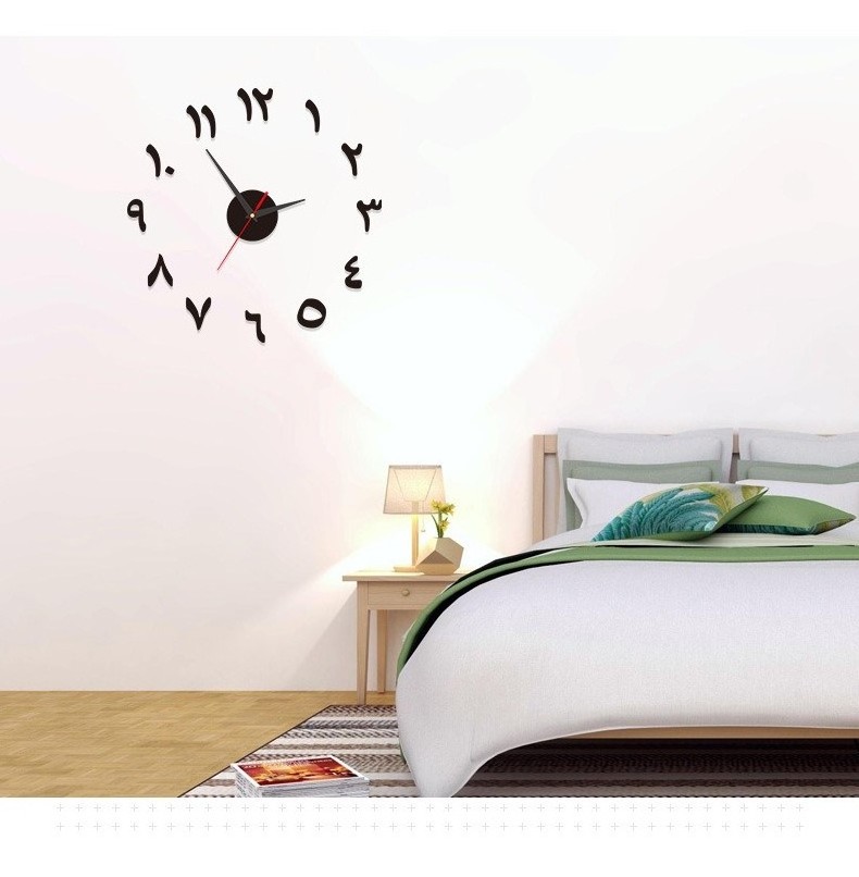 outstanding Wholesale new design beautiful butterfly large 3D acrylic DIY wall clock