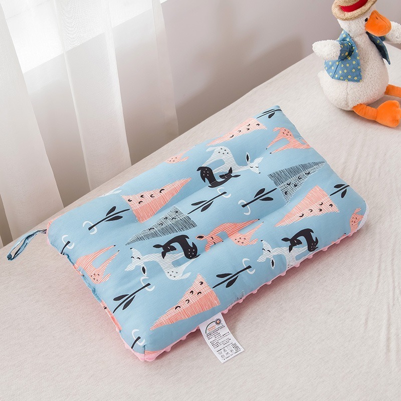 Cross-Border Class Pure Cotton Bean Pillow Cartoon Comforter and Neck Pillow for Kids Machine Washable with Character Pattern