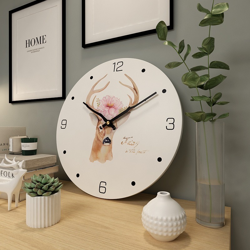 Round glass wall clock sublimation printing glass clocks frame Personal design glass wall clock shape for sublimation print