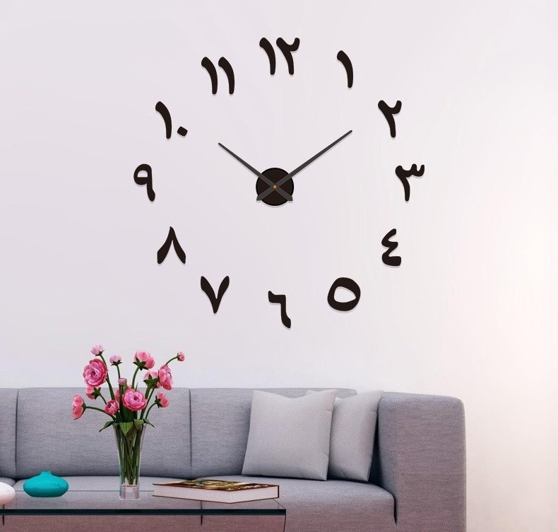 outstanding Wholesale new design beautiful butterfly large 3D acrylic DIY wall clock