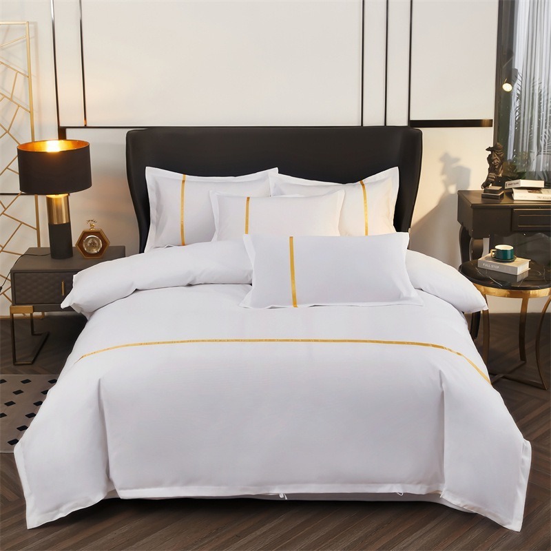 Polyester Bed Bedding Sheraton Luxury Covers Hotel Duvet Cover Beddings Set