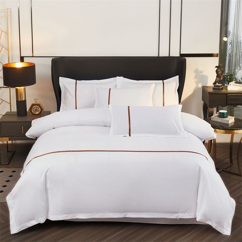 Polyester Bed Bedding Sheraton Luxury Covers Hotel Duvet Cover Beddings Set