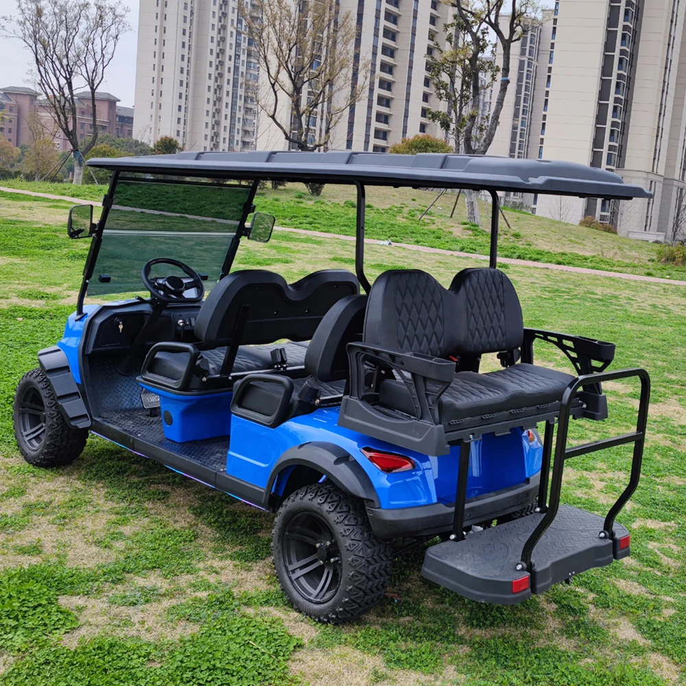 New fashion hot sale Model Comfortable China Europe Folding Club Sightseeing Car 4 6 Seat Off-road Electric Golf Carts