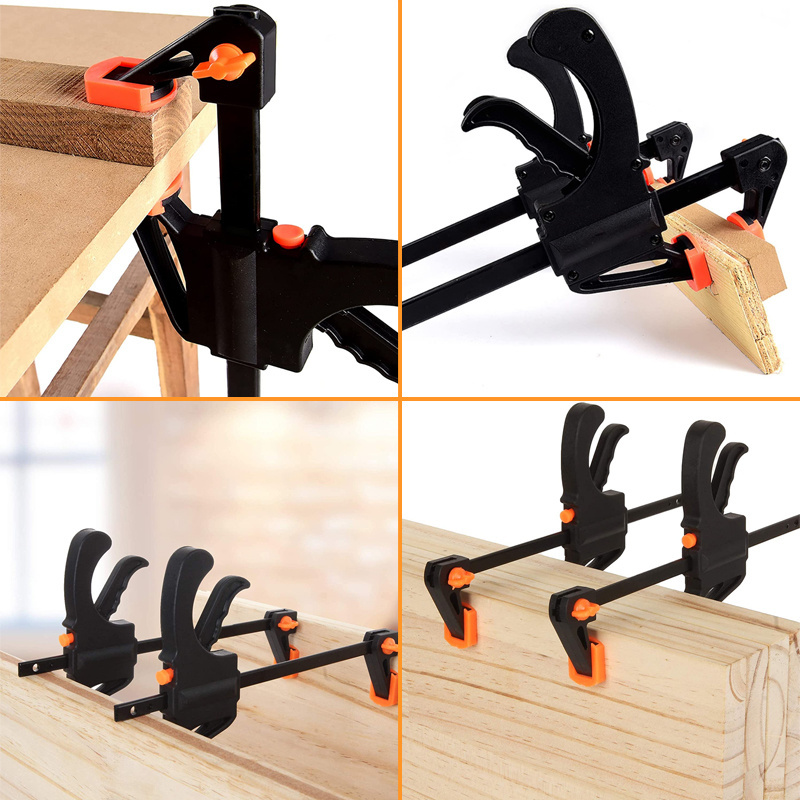 Wholesale Different Sizes F Clamp Heavy Duty Woodworking Portable Adjustable Carpenter F Clamp