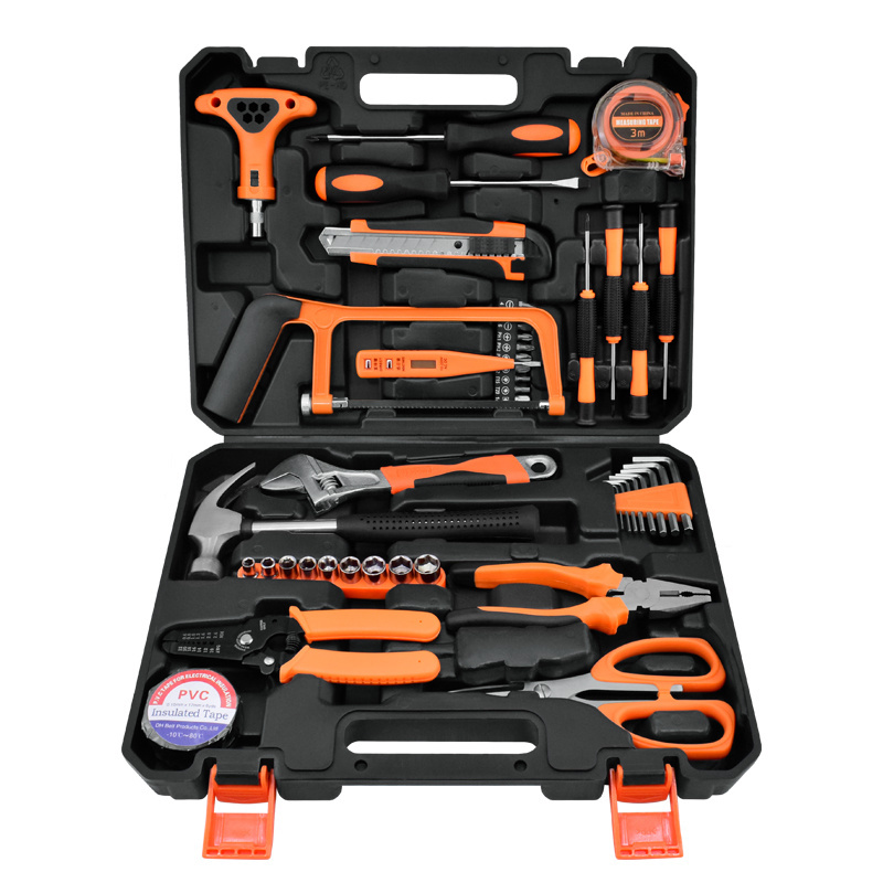 49 Pieces Car Tools Box Set Mechanics Hammer Screwdriver Multifunctional Bike Tool Set for Auto Repair Top Selling