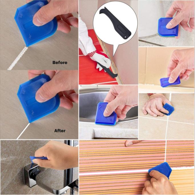 15 -piece set Silicone spatula caulk nozzle sealant cleaning kit sealant spatula sealant trowel caulking tool kit