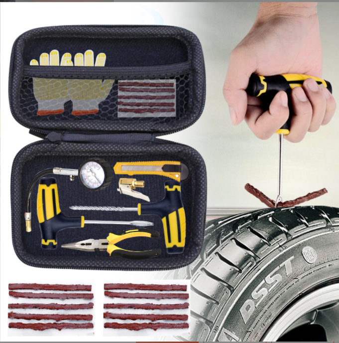 High Quality Car Bike Motorcycle Hand Dent Car Tyre Repair Tool Car Tire Repair Kit