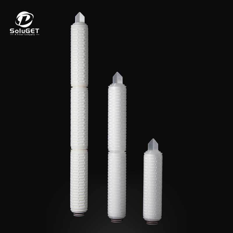 HCPP Series High Dirt Holding Capacity PP Depth Filter 0.2/0.22 Micron Pleated Filter 30 Inch for Industrial Filtration Solution