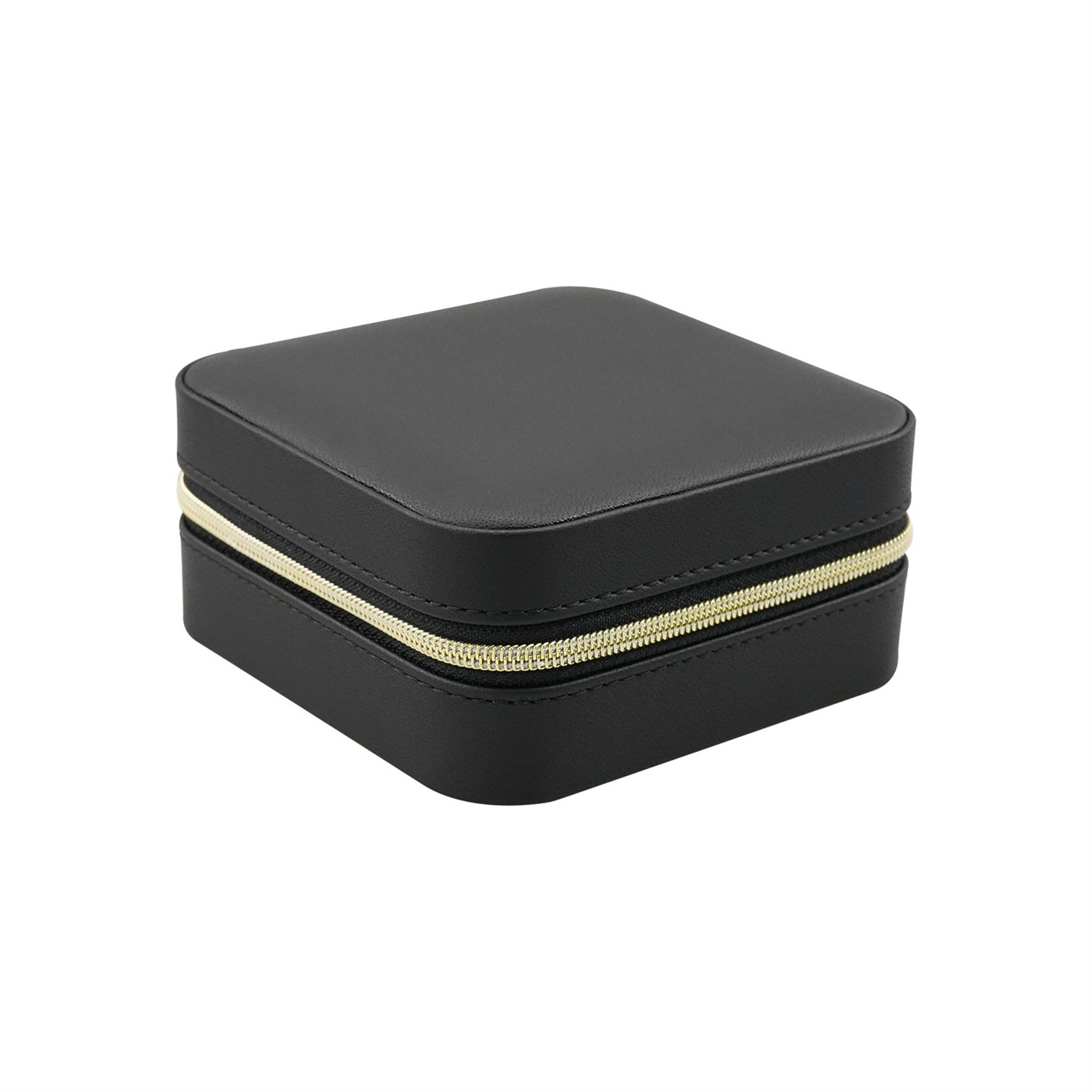 2023 Organizer storage plastic black packaging shipping magnetic closure tray superposition display jewelry box