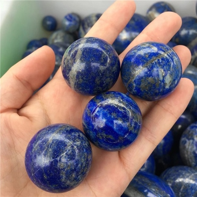 Beautiful Wholesale Lapis Lazuli Quartz Sphere Natural Blue Crystal Ball