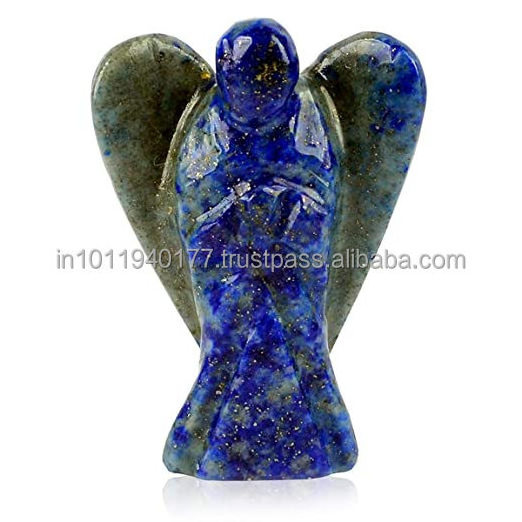 Natural Crystal Lapis Lazuli Gemstone Carved Angels Lapis Lazuli Angel