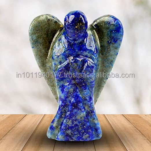 Natural Crystal Lapis Lazuli Gemstone Carved Angels Lapis Lazuli Angel