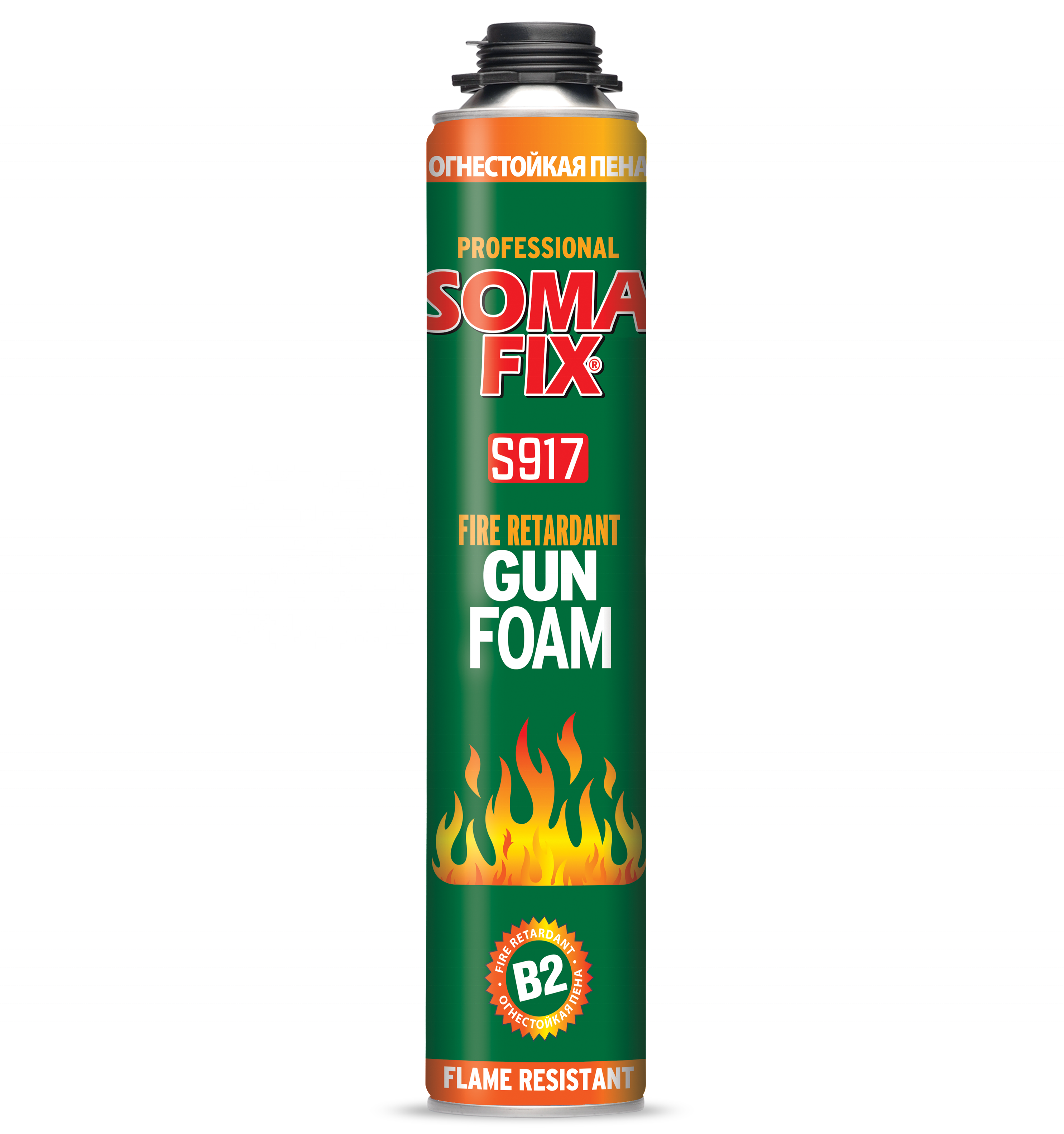 SOMAFIX 750 Ml B2 FIRE RETARDANT Gun Foam S917