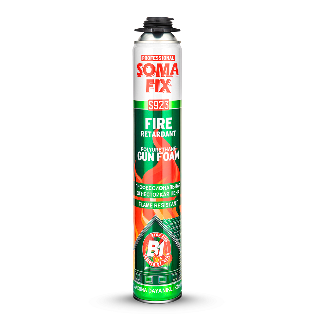 SOMAFIX B1 Fire Retardant Polyurethane Gun Foam S923 - 750 ML