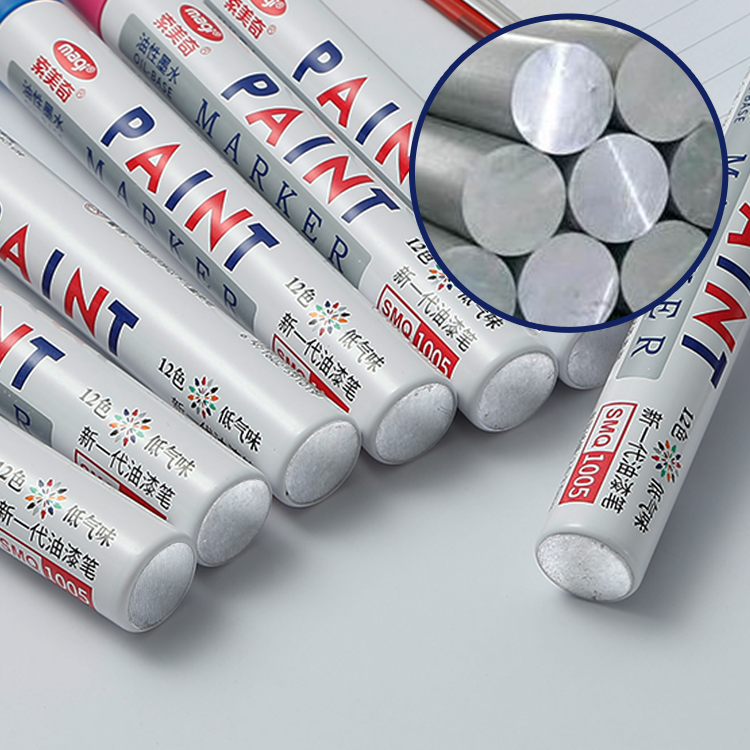 Glossy Oil-based Anti-fading Coating Diy Paint Marker Caneta Pintura Permanent Tire Marker Pen White Marker For Metal