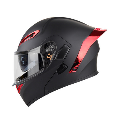 New lady women motorcycle Flip up Helmet double lens visor modular Helmets Racing Motorbike cascos pura moto parts &accessories