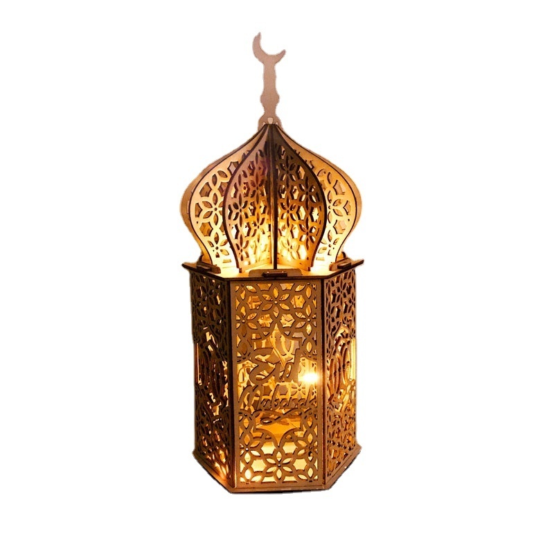 LED Ramadan Light Lamp EID Mubarak Decoration For Home 2022 Ramadan Kareem Hanging Lantern Islam Muslim Eid Party night light