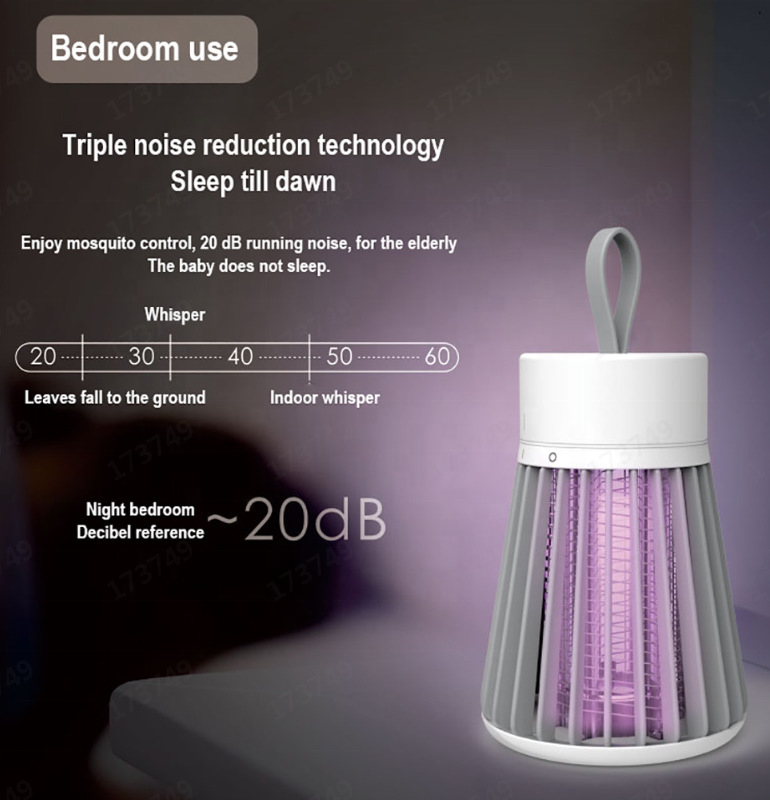 USB Charging Fly Trap Mosquito Killer Lamp Light USB Charging Bug Zapper Trap Flies Summer Fly Zapper