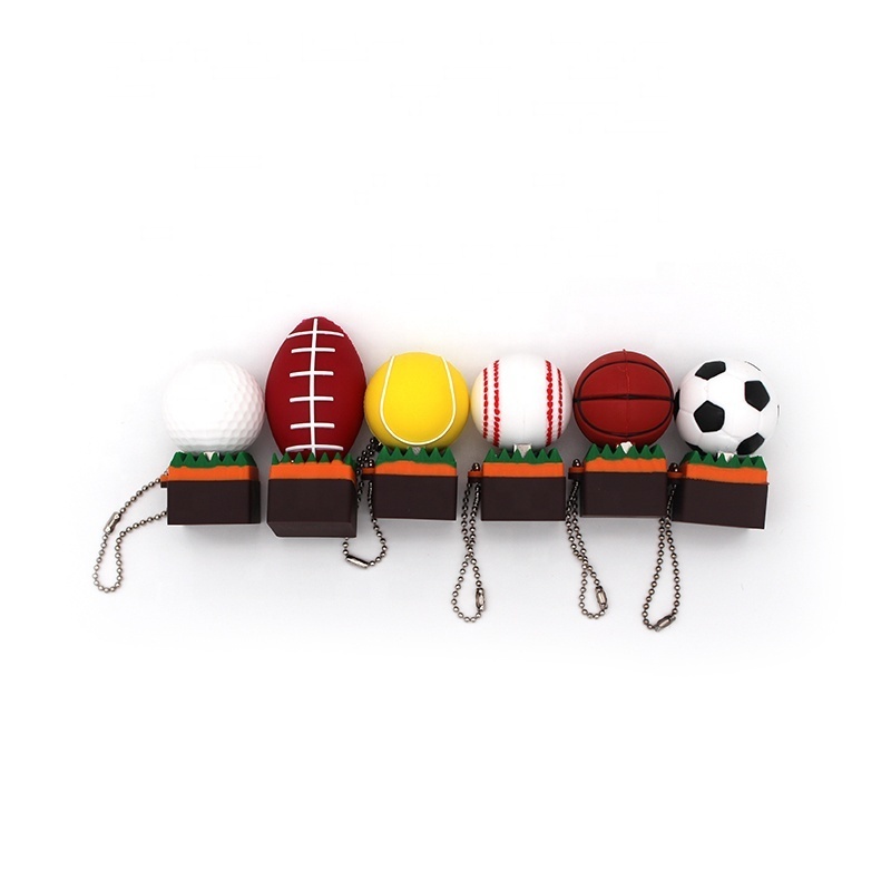 Football Pen Basketball USB Flash Drive 4GB 8GB 16GB 32GB 64GB U