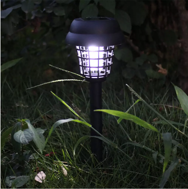 Mosquito Repellent Killer Lamp Solar Powered Outdoor Garden LED Light Mosquito Pest Bug Zapper Insect KillerPath Lighting