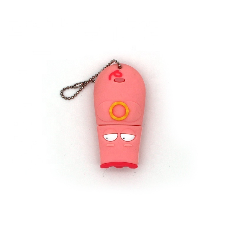 Cartoon Pink Crown Pig Pen Personalizado Usb Flash Drive 64GB Disk Real Capacity Memory Stick Pendrive 4GB 8GB 1 6GB 32GB