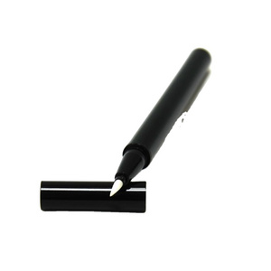 High quality ABS plastic empty black direct flow liquid liner pencil ball type eyeliner pen container