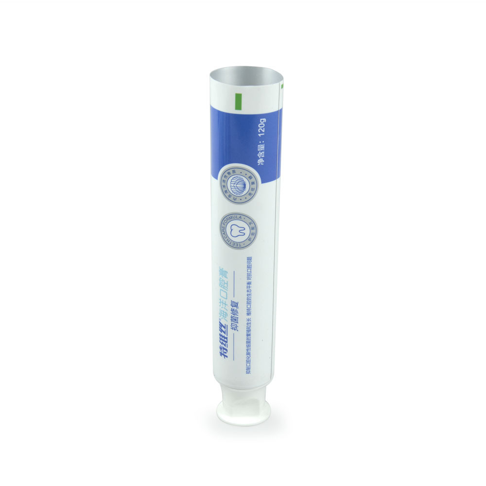 Wholesale BPA Free 100g Soft Laminated Squeeze Aluminium Toothpaste Tube Empty Cosmetic Tube