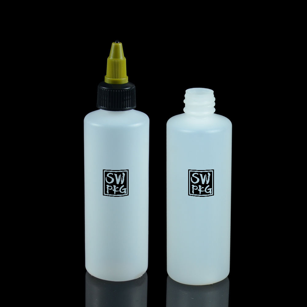 SWPKG 20ML 30ML 60ML Empty Plastic Potion Glue Bottles Soft Hair Oil Dye Squeeze Applicator Bottle