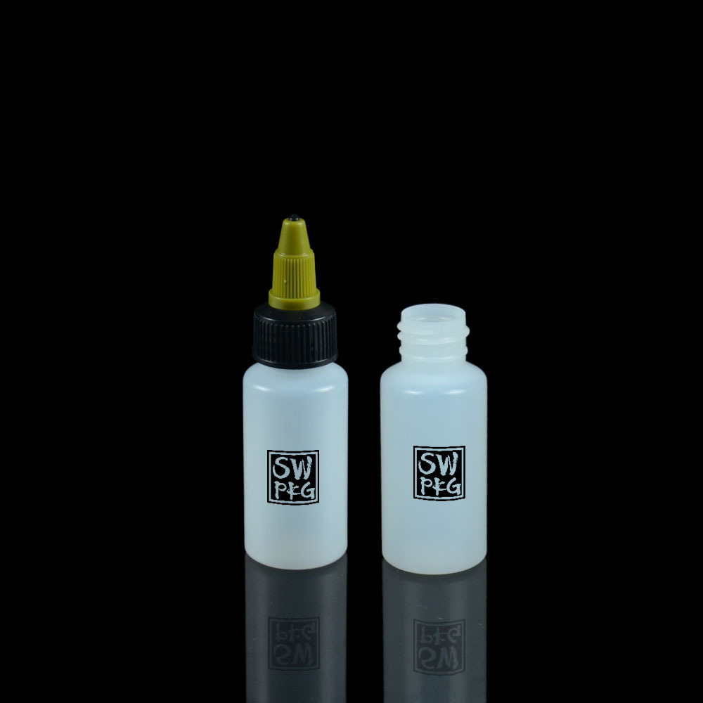 SWPKG 20ML 30ML 60ML Empty Plastic Potion Glue Bottles Soft Hair Oil Dye Squeeze Applicator Bottle