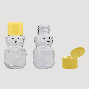 45ml 120ml PET Plastic Squeeze Bottle Empty Cute Unique Bear Shape Bottles Sauce Bottle  for Convenient Use