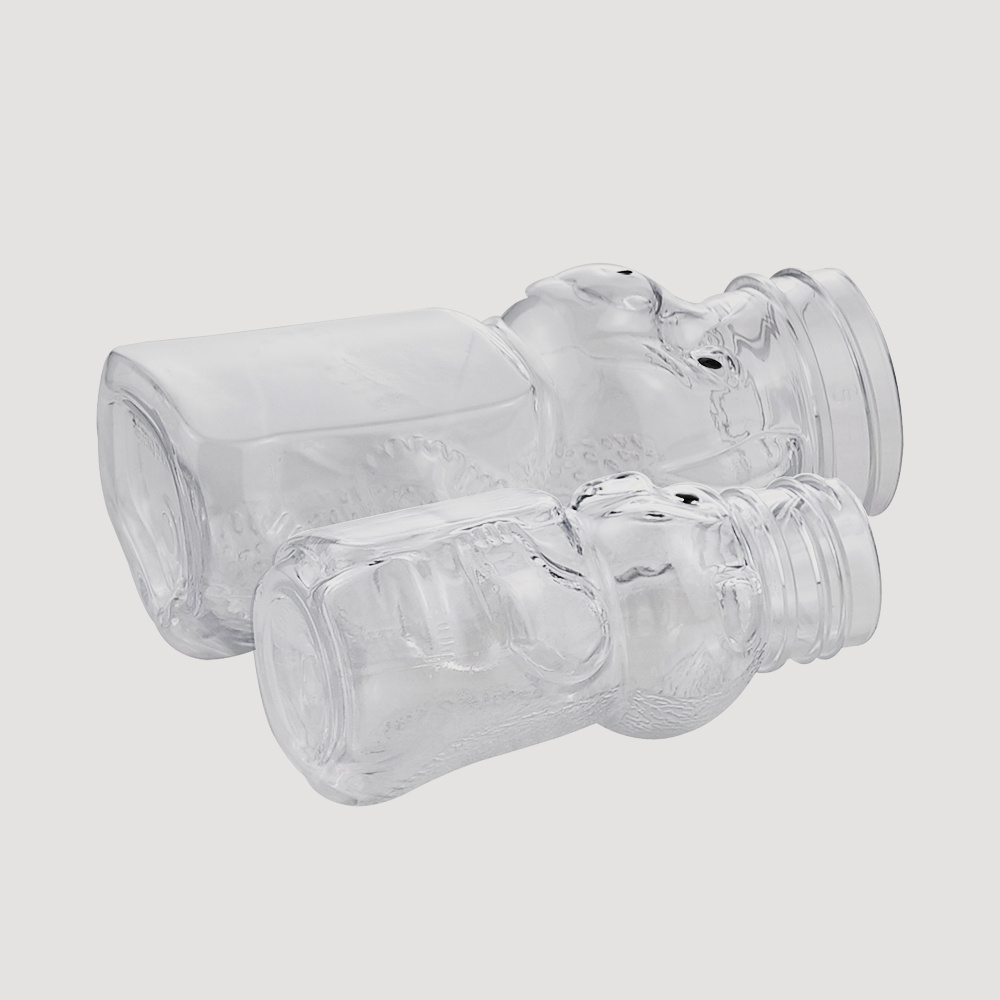 45ml 120ml PET Plastic Squeeze Bottle Empty Cute Unique Bear Shape Bottles Sauce Bottle  for Convenient Use