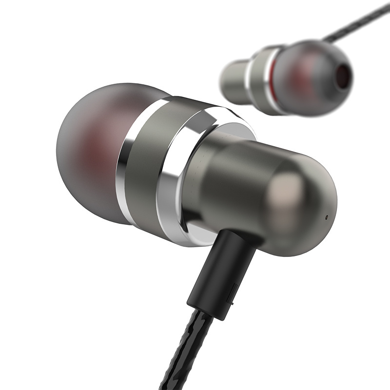 Somic Tone D12 Earphones Wired Noise Isolating in-Ear Earbuds Powerful Bass HiFi Stereo Sport earphones with Microphone