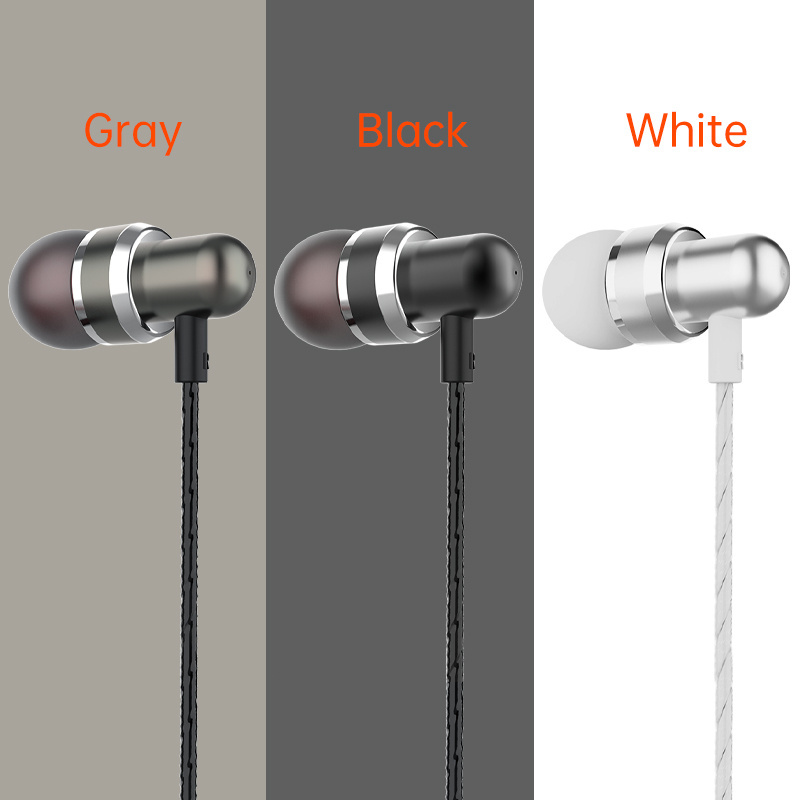 Somic Tone D12 Earphones Wired Noise Isolating in-Ear Earbuds Powerful Bass HiFi Stereo Sport earphones with Microphone