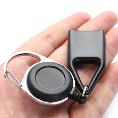 Silicone Sticker Lighter  Safe Stash Clip Retractable Keychain Holder Cover Smoking Accessories