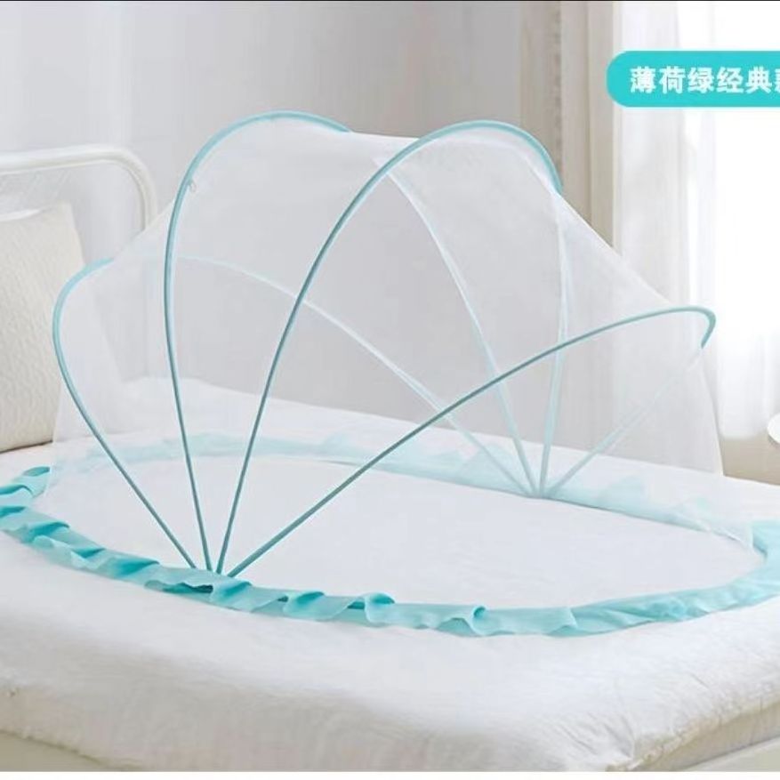 Baby mosquito net mosquito cover foldable sunshade bottomless installation-free portable children's yurt cross-border