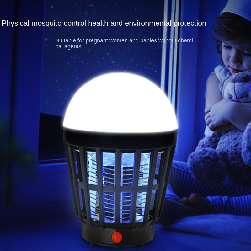 New outdoor new USB rechargeable mosquito killer solar led multi-purpose mosquito repellent camping light