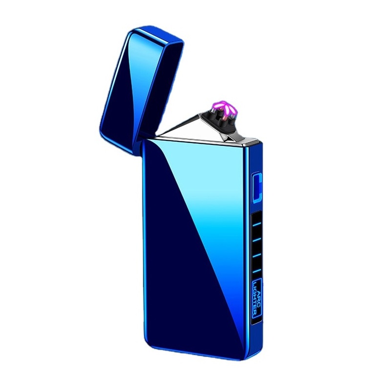 Top quality USB Charging Electronic touch sensitive Dual Arc Electric lighter for men