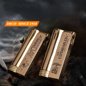 IMCO Original Copper Kerosene Lighter 6600 Gasonlion Petrol Flint Fire Ignition Mechanical Cigarette Lighter Smoking Accessories