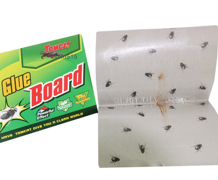 fly glue board sticky fly sticker  killing sticker household lure sticky fly paper sticky board