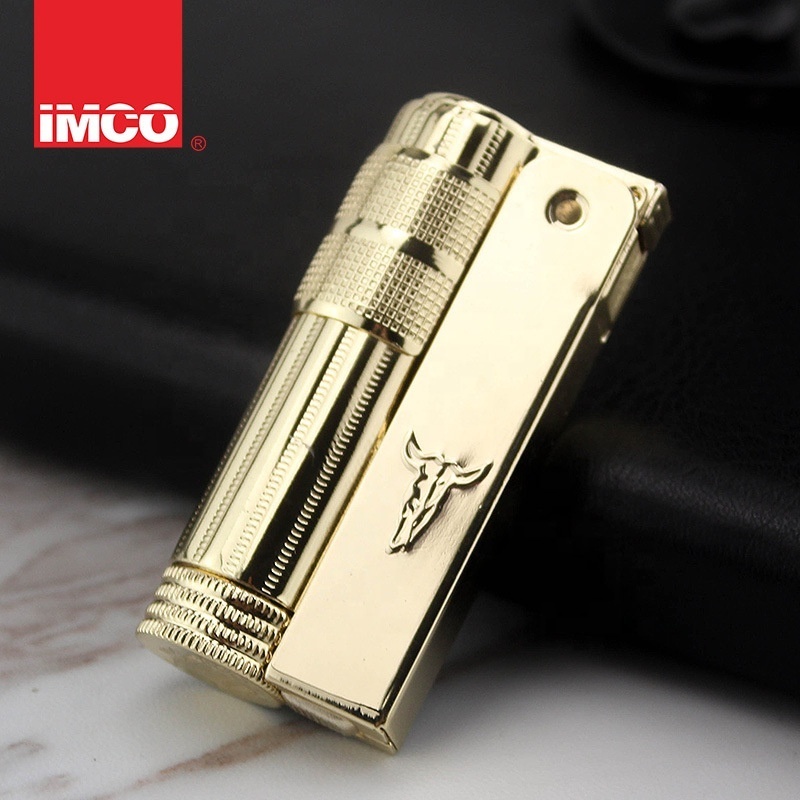 Original IMCO stainless steel Indian bull gasoline lighter,silver imco lighter 6700 imco akmak