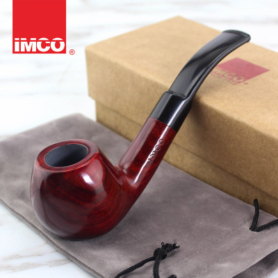 IMCO Ebony wooden red pipe Smoking tobacco pipe