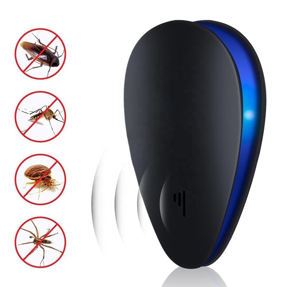 US UK EU Plug Ultrasonic Pest Repeller Mosquito Killer Plug in Electronic Repellent Anti Rodent Mice Cockroach Rat Spider Insect