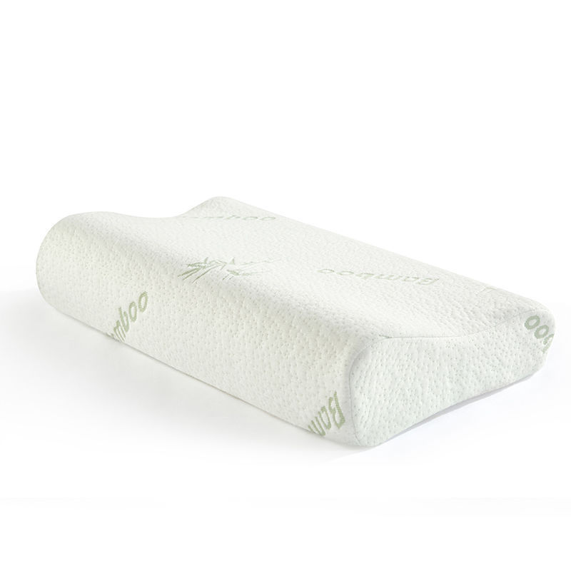 Cross-border e-commerce bamboo fiber space memory pillow wavy gift slow rebound memory cotton pillow core wholesale