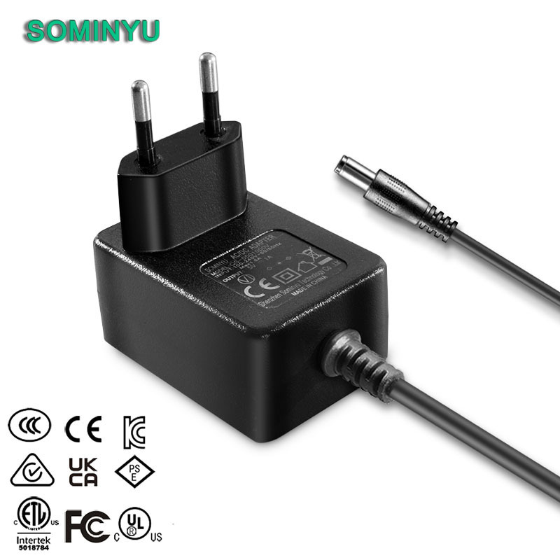 factory price 6v1a power adapter with CE FCC ROSH cerrtified EU plug 6v1a switching power supply.