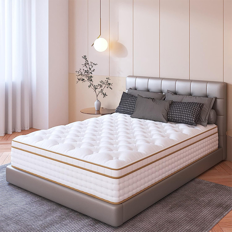 The Best Factory Roll Sleeping Well Full Inch Mattresses Order Online King Double Gel Memory Foam Spring Mattress