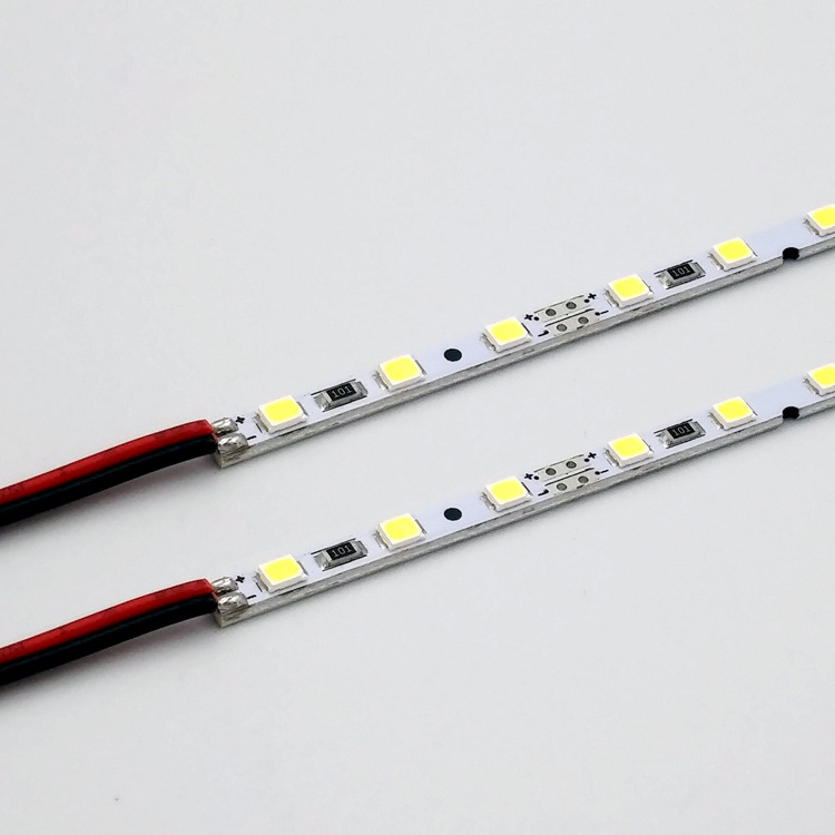 4MM narrow board LED Hard Light Bar DC12V 90 beads rigid light strip for backlighting