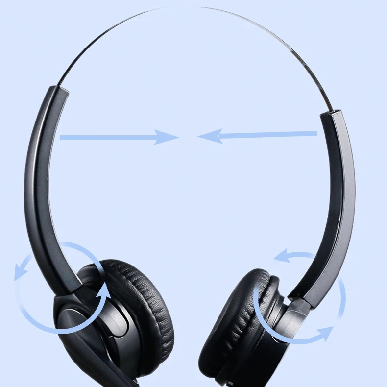 In Stock USB Headset Headphone Wired Headset with Microphone Headset for Computer Home Office