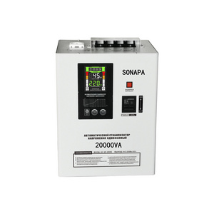 SONAPA relay voltage stabilizer 45v-280v 5000VA 10KVA voltage stabilizer for water pump