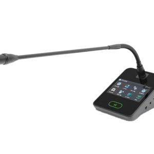 Smart full-digital conference gooseneck chairman/delegate unit (with voting, 3.5-inch screen)